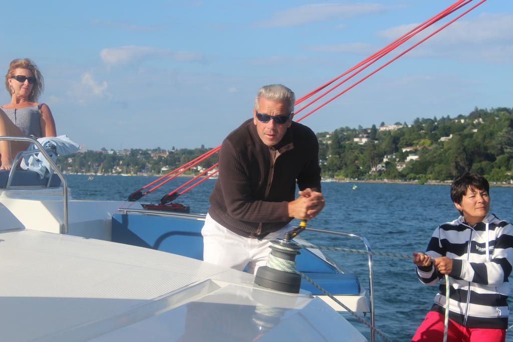 Floatinn Boat-Bnb Geneva Bagian luar foto